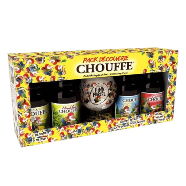 Chouffe Family Gift Pack (4 x 33cl + Glass) - Rabbit Hop