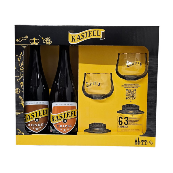 Kasteel Gift Pack (2 X 75cl + Glass) - Rabbit Hop