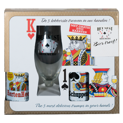 Het Nest Gift Pack (5 X 33cl + Glass)
