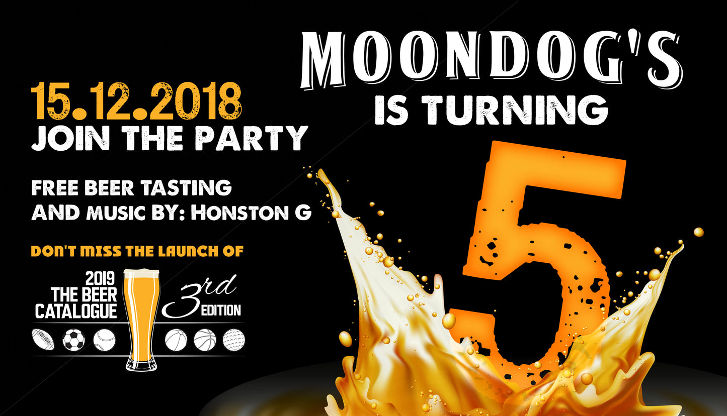 Moondog's is turning 5!