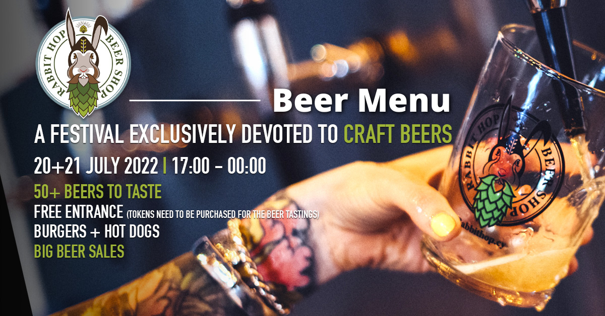 Crafty Rabbit Fest - Beer Menu