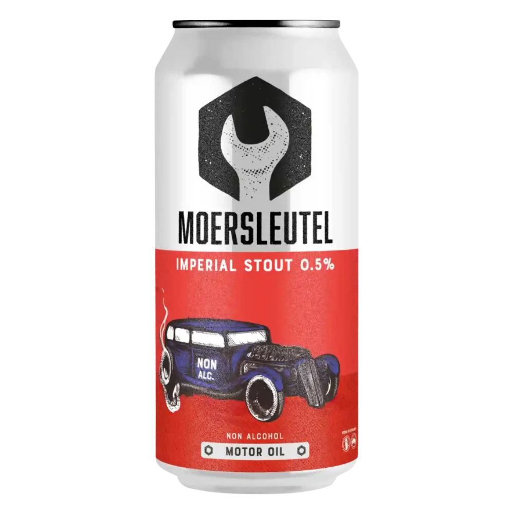 De Moersleutel Motor Oil Imp. Stout 440ml (Alc Free)