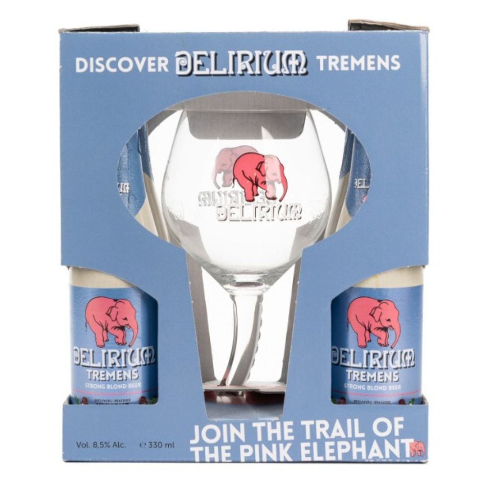 Delirium Tremens Gift Pack (4X33cl + Glass)