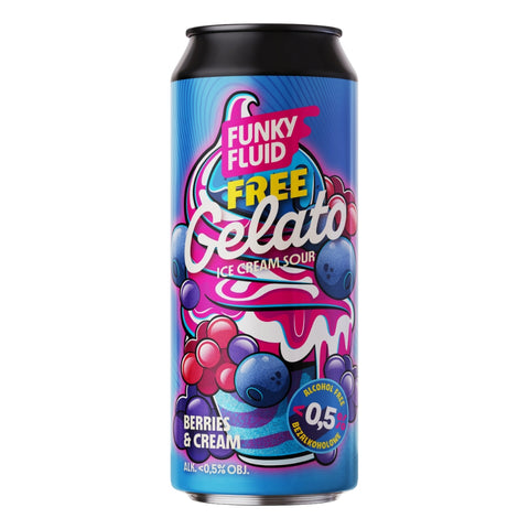 Free Gelato Berries/Cream  500ml - Alc Free