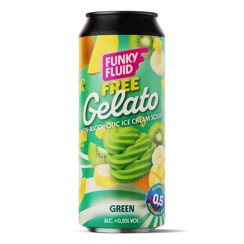 Free Gelato Green 500ml - Alc Free