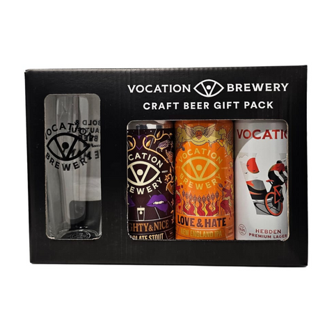 Vocation Craft Beer Gift Pack (3 x 44cl + Glass)