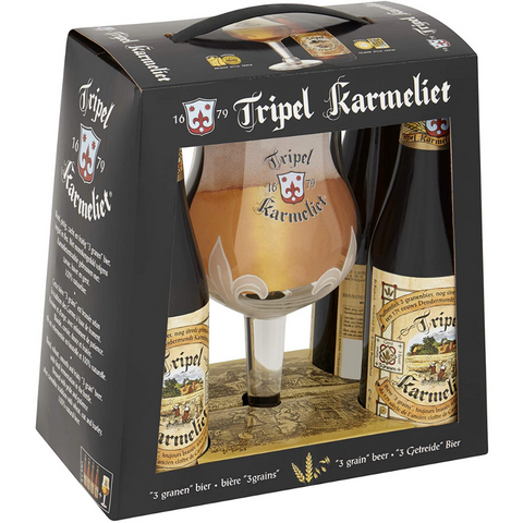 Tripel Karmeliet Gift Pack (4 x 33cl + 1 Glass)
