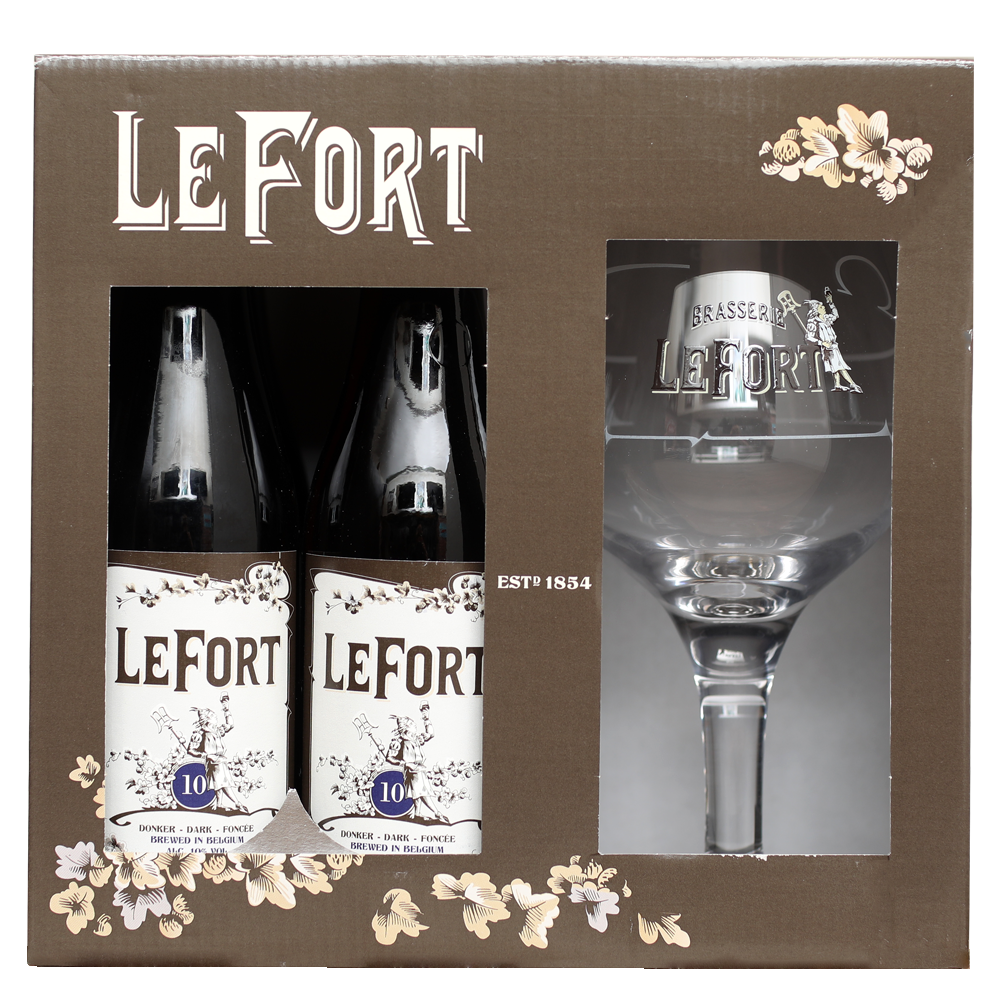 Le Fort Gift Pack (4 x 33cl + Glass)