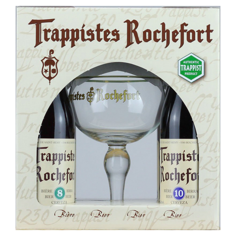 Rochefort mix Gift Pack (4 X 33cl + Glass)