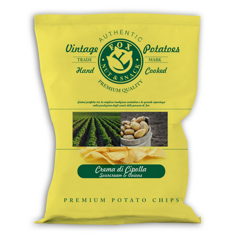 Hand Cooked Sour Cream & Onion Potato Chips