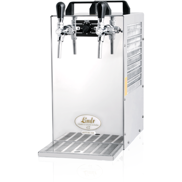 Lindr Kontakt 70/K 2-taps beer cooler with air compressor - The beer shop by Moondog's 